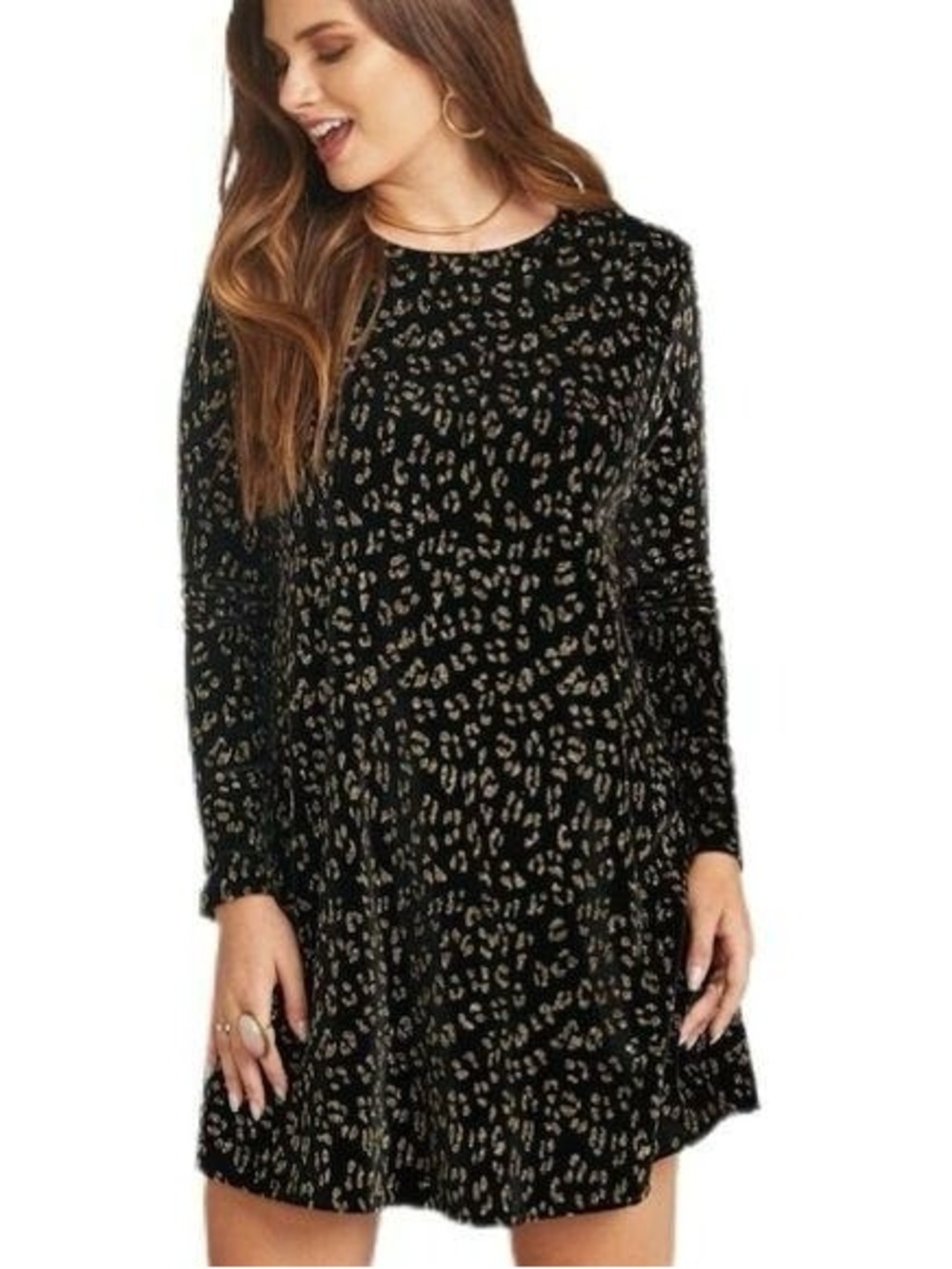 Show Me Your MuMu Toby Glitter Mini Dress Medium